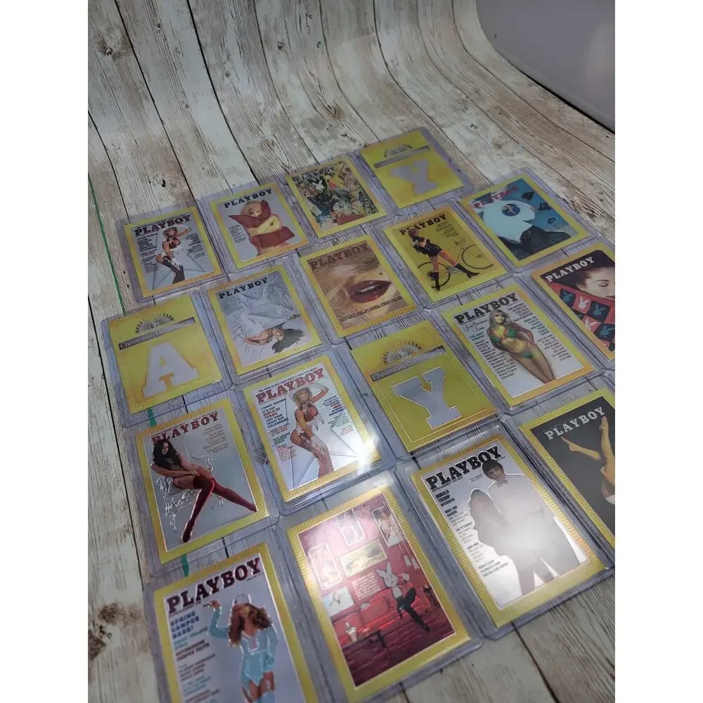 1995 Playboy Chromium Cover Edition 19 Card Lot